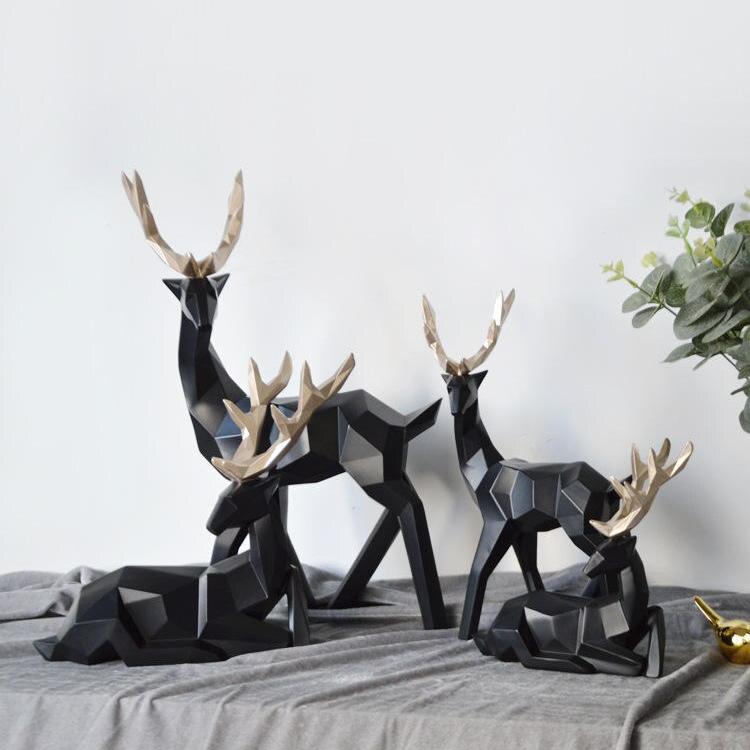 Skorter | Abstract Deer Figures Pair