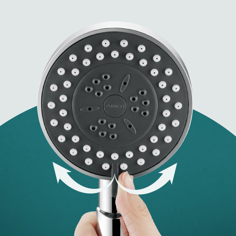 Skorter | Contemporary Showerhead Combination Metal Round Handheld Showerhead