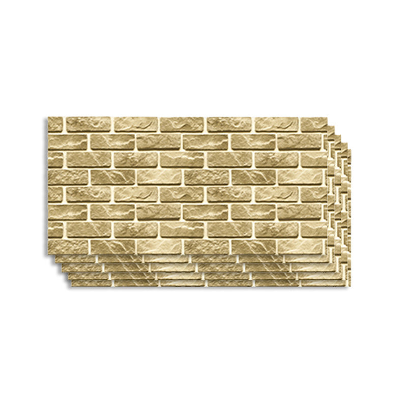 Skorter | Artificial Brick Wall Panel in Country House Style Simple Living Room Table (5-Pack)