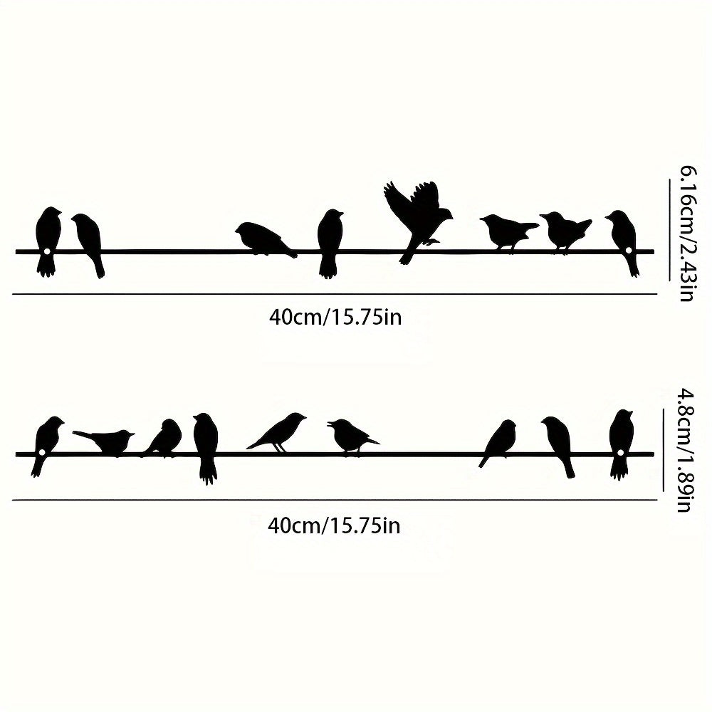 Skorter | BirdSet - Set with 2 Metal Bird Wall Decorations