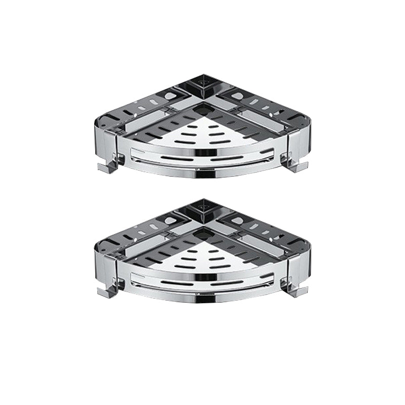 Skorter | Chrome Modern Bathroom Hardware Set Stainless Steel Towel Hook/Towel Bar & Bath Shelf