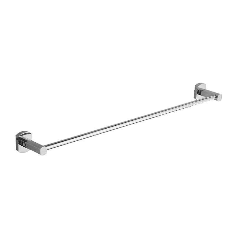 Skorter | Polished Chrome Modern Bathroom Accessory Set Silver Towel Holder/Bath Shelf