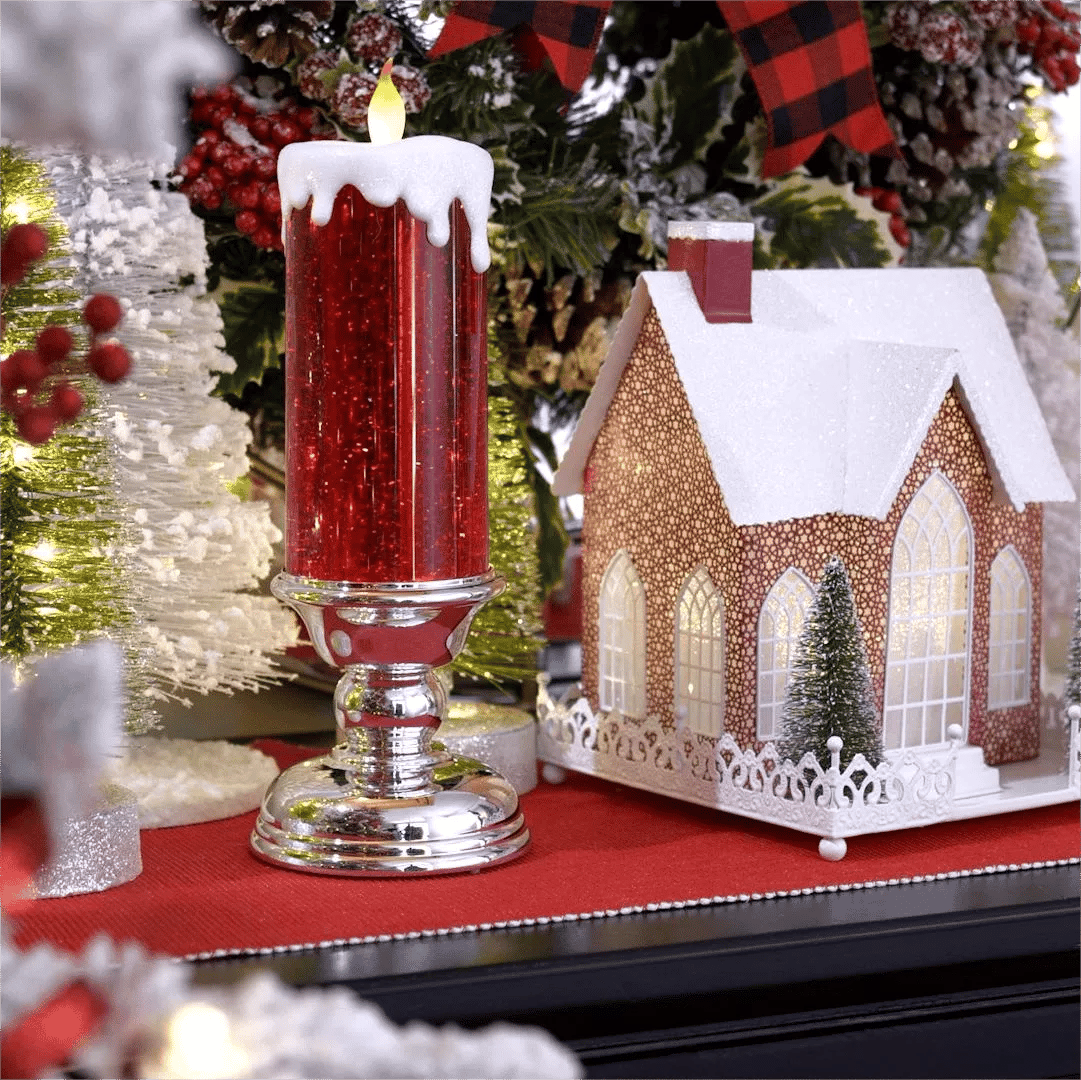 Skorter | LED Christmas Candles  With Pedestal