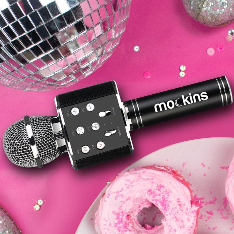 Skorter | Portable Karaoke Microphone - Microphone with Built-in Bluetooth Speaker - Compatible with IOS and Android Devices