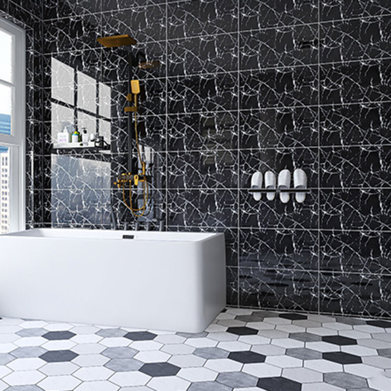 Skorter | Modern Bathroom Wall Tile Peel and Stick Waterproof Imitation Ceramic Tile