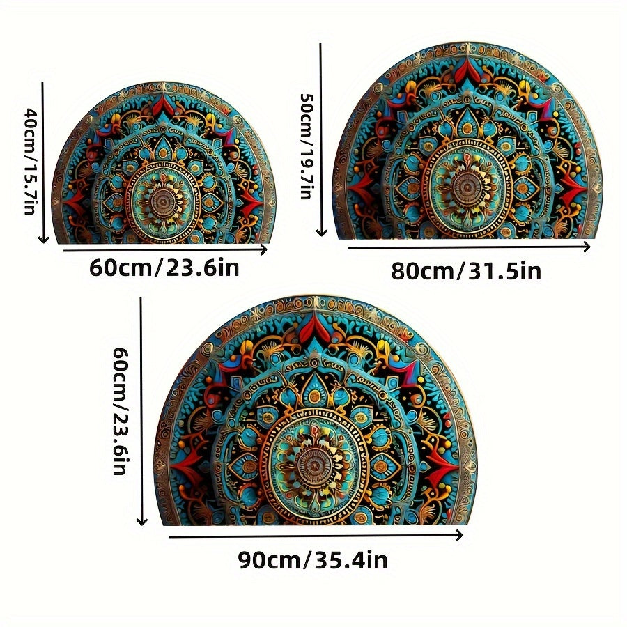 Skorter | Bohemian Mandala doormat - Non-slip, Soft & Machine washable