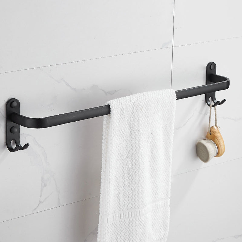 Skorter | Modern black aluminum bathroom furniture set towel bar bathroom fittings