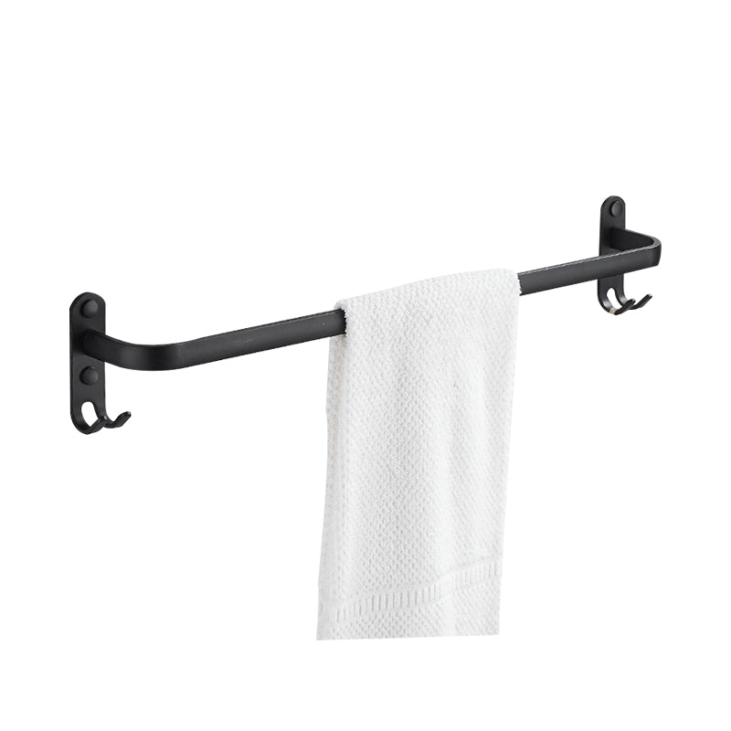 Skorter | Modern black aluminum bathroom furniture set towel bar bathroom fittings