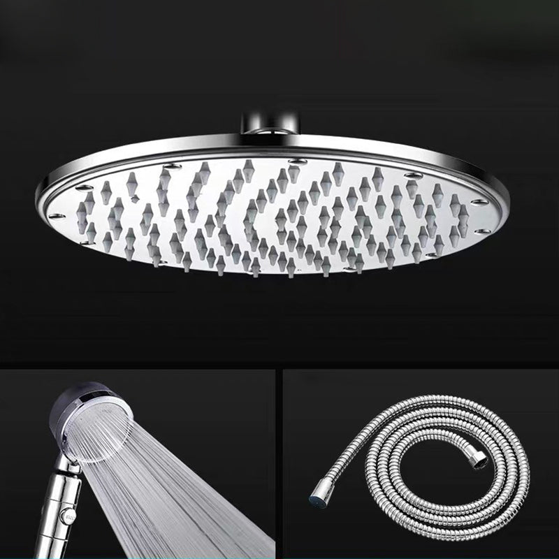 Skorter | Contemporary Style Shower Head Bathroom Fixed Shower Head with Round and Square Shape
