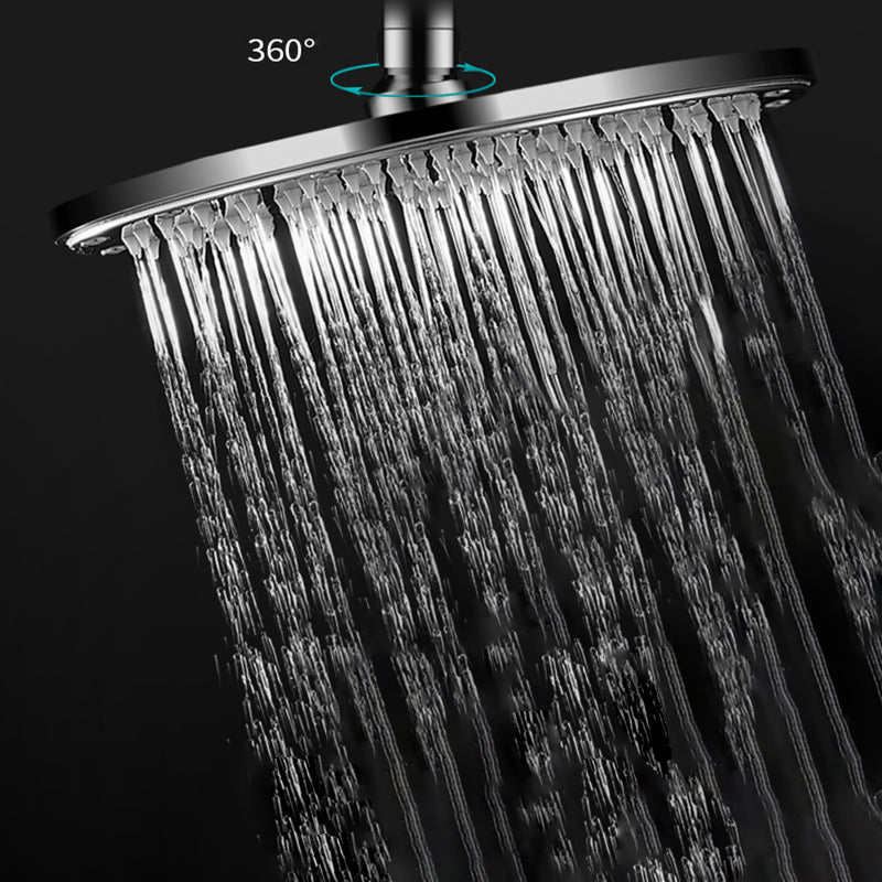 Skorter | Contemporary Style Shower Head Bathroom Fixed Shower Head with Round and Square Shape