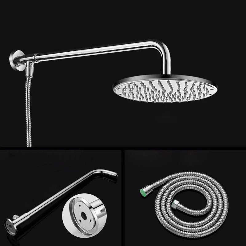 Skorter | Contemporary Style Shower Head Bathroom Fixed Shower Head with Round and Square Shape