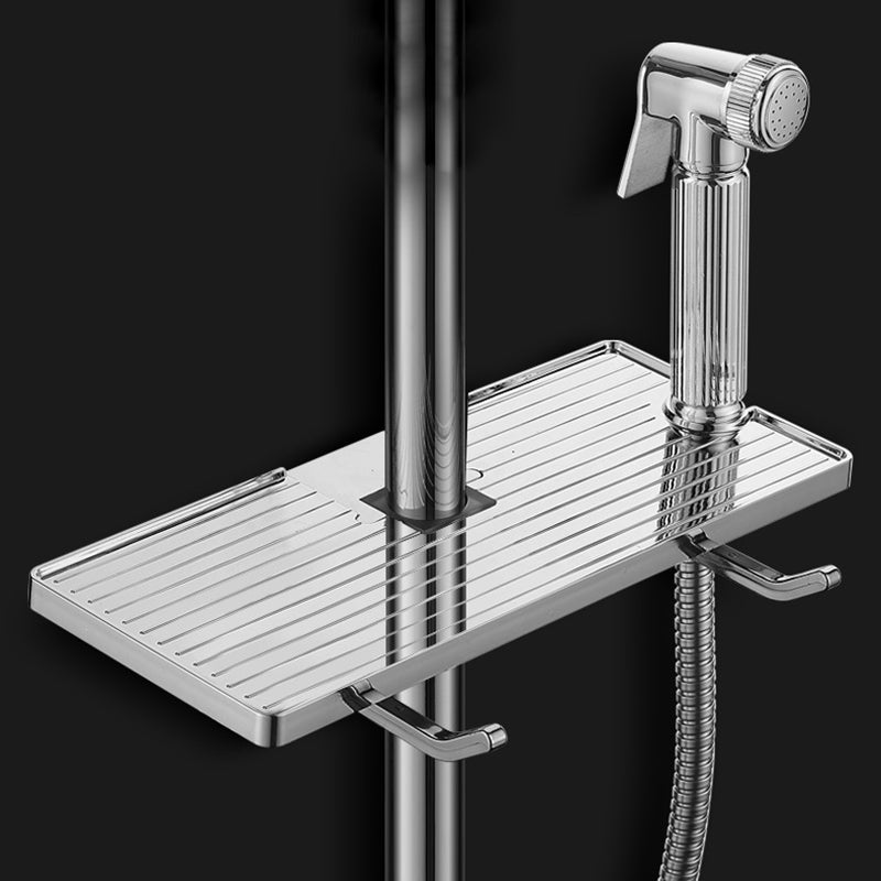 Skorter | Contemporary Style Shower Head Bathroom Fixed Shower Head with Round and Square Shape