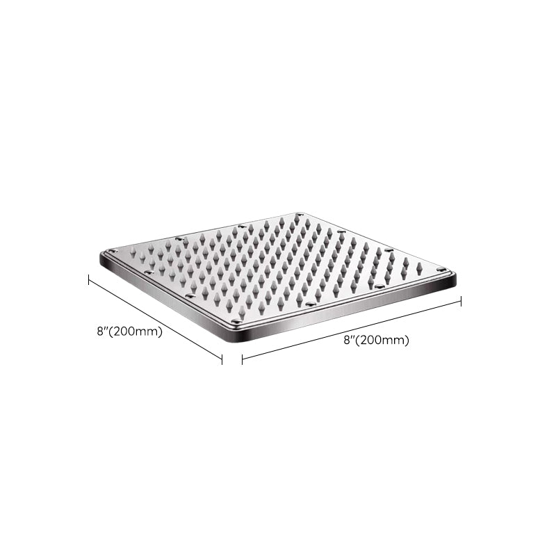 Skorter | Contemporary Style Shower Head Bathroom Fixed Shower Head with Round and Square Shape