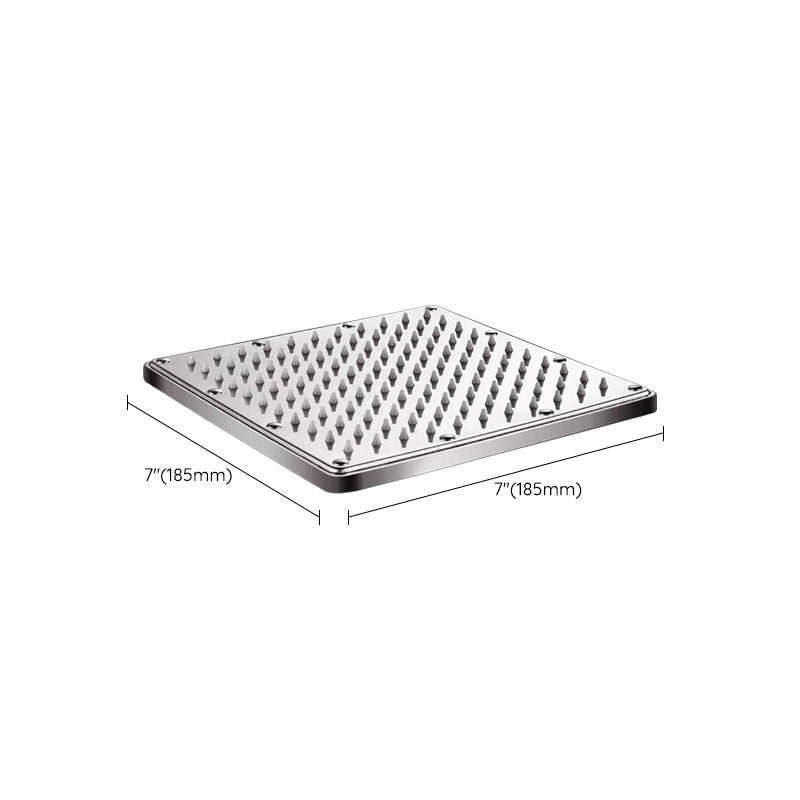 Skorter | Contemporary Style Shower Head Bathroom Fixed Shower Head with Round and Square Shape