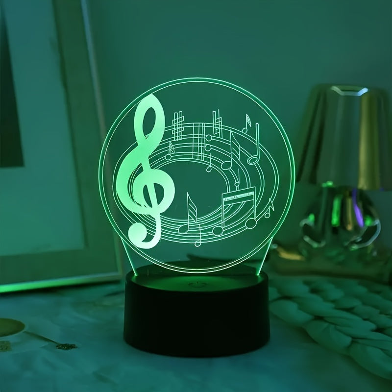 Skorter | MusikLys - Modern Acrylic Table Lamp with Touch Control and USB Connection