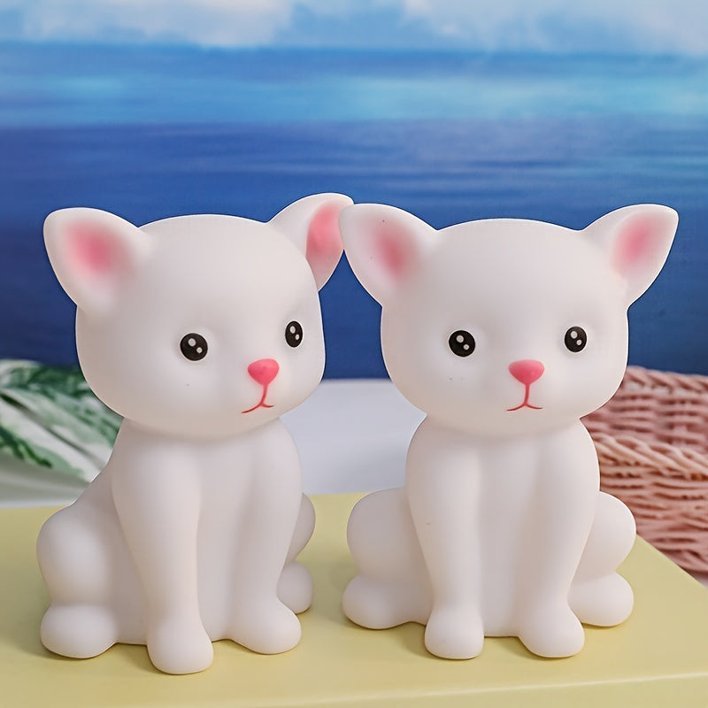 Skorter | KittyGlow - Sweet Kitten Table Lamp with LED Light and Battery Operation