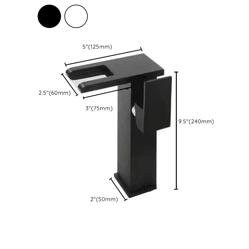 Skorter | Single-Handle Basin Faucet 1-Hole Widely Used Bathroom Sink Faucet with LED Lighting