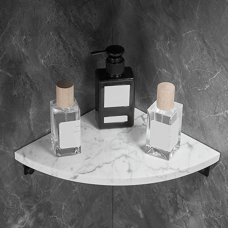Skorter | Metal and Marble Bathroom Hardware Set as a Single Piece or as a Set in Black