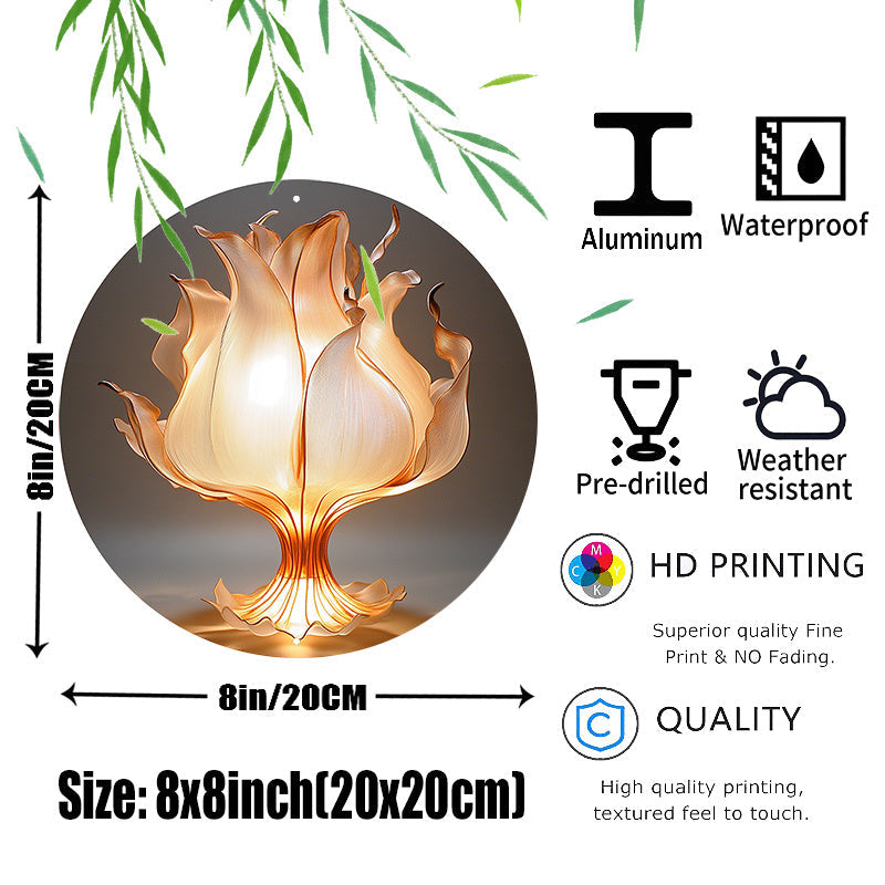Skorter | LotusLamp - Aluminum Flower Table Lamp with LED Light