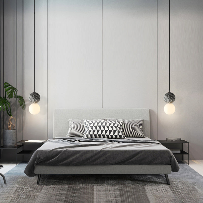 Skorter | Aurora Small Modern LED Ceiling Lamps - Black and White Glass for Dining Table