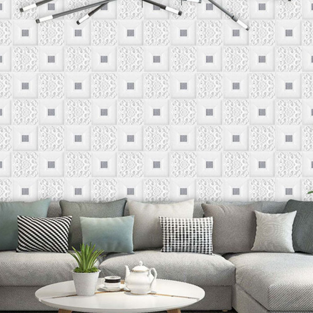 Skorter | Modern Tin Wall Panel Smooth Wall Ceiling XPE Cotton Set of 1