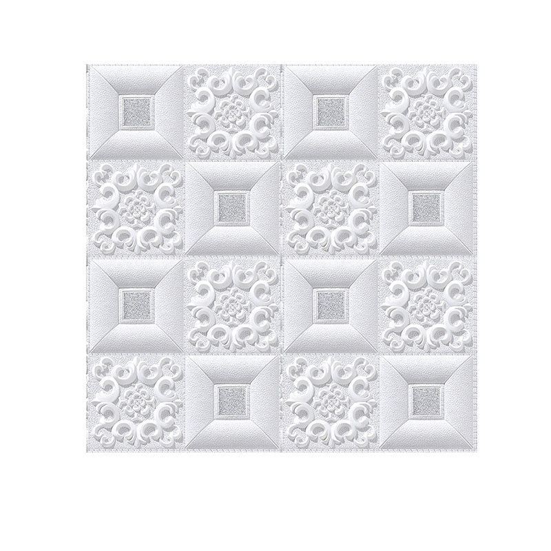 Skorter | Modern Tin Wall Panel Smooth Wall Ceiling XPE Cotton Set of 1