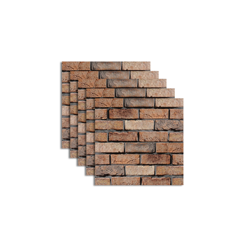 Skorter | Pattern Matte Color Stone Peel and Stick Mosaic Tile Peel and Stick Tile Set of 5