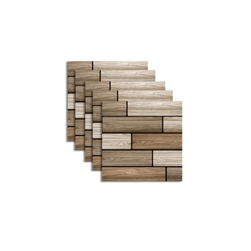 Skorter | Pattern Matte Color Stone Peel and Stick Mosaic Tile Peel and Stick Tile Set of 5
