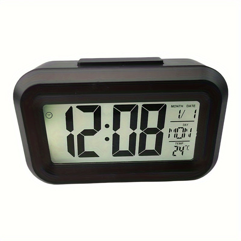 Skorter | SmartAlarm - Mini LCD Alarm Clock with Music and Temperature Display