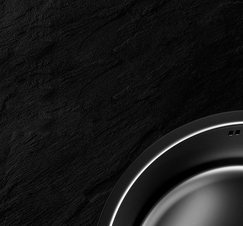 Skorter | Contemporary Style Round Kitchen Sink Stainless Steel Kitchen Sink