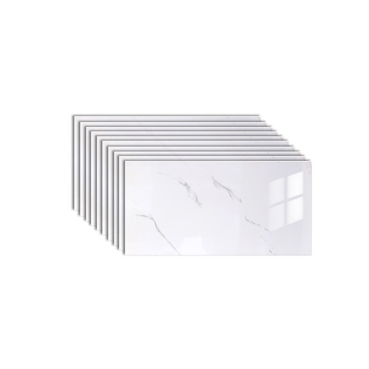 Skorter | 10-Pack PVC Rectangular Peel and Stick Tiles Kitchen and Bathroom Backsplash