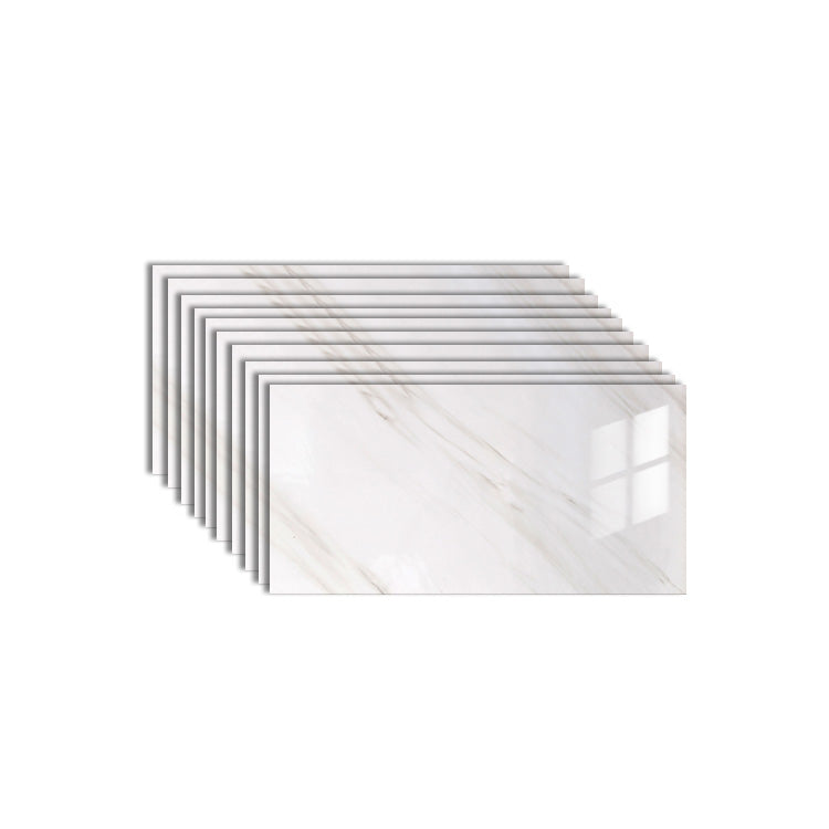 Skorter | 10-Pack PVC rectangular Peel and Stick Tiles Kitchen and Bathroom Backsplash