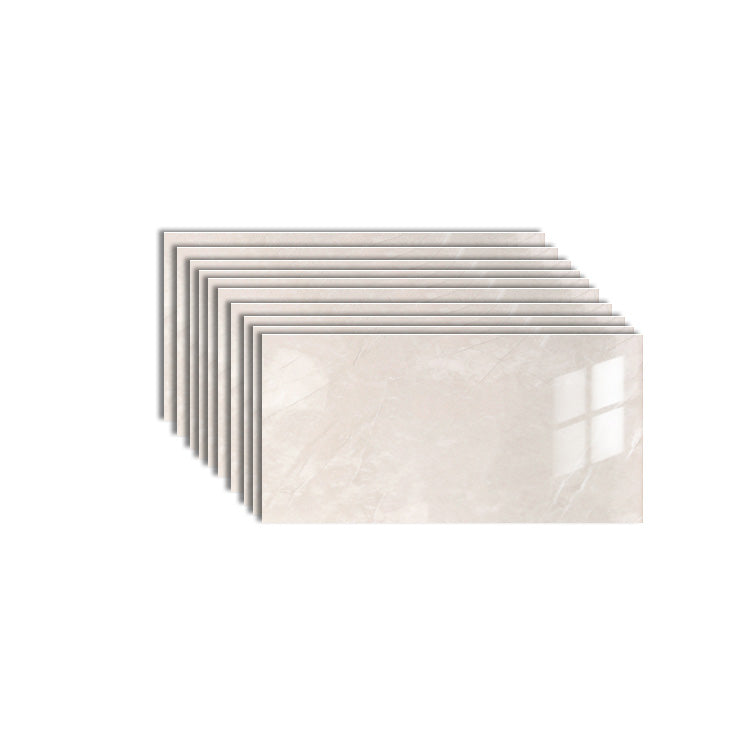 Skorter | 10-Pack PVC Rectangular Peel and Stick Tiles Kitchen and Bathroom Backsplash