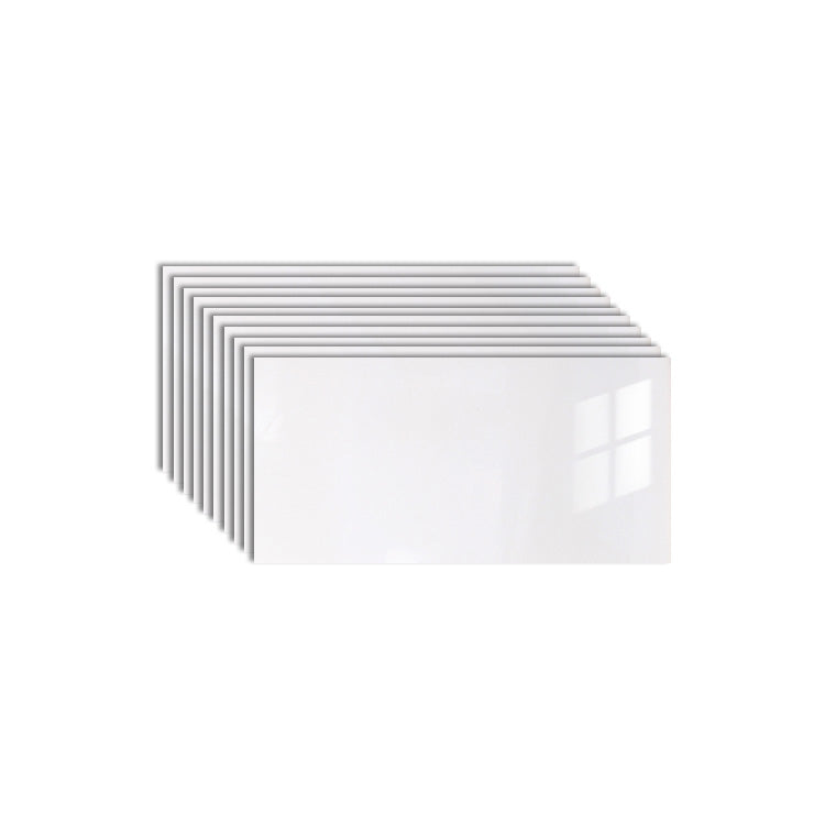 Skorter | 10-Pack PVC Rectangular Peel and Stick Tiles Kitchen and Bathroom Backsplash