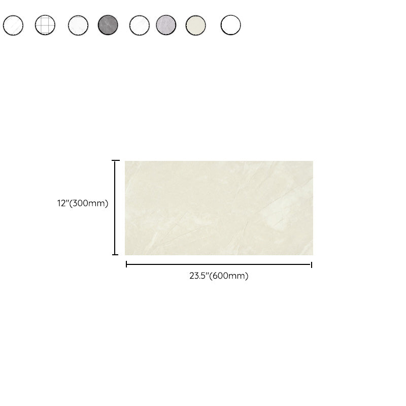 Skorter | 10-Pack PVC rectangular Peel & Stick subway tile kitchen and bathroom backsplash