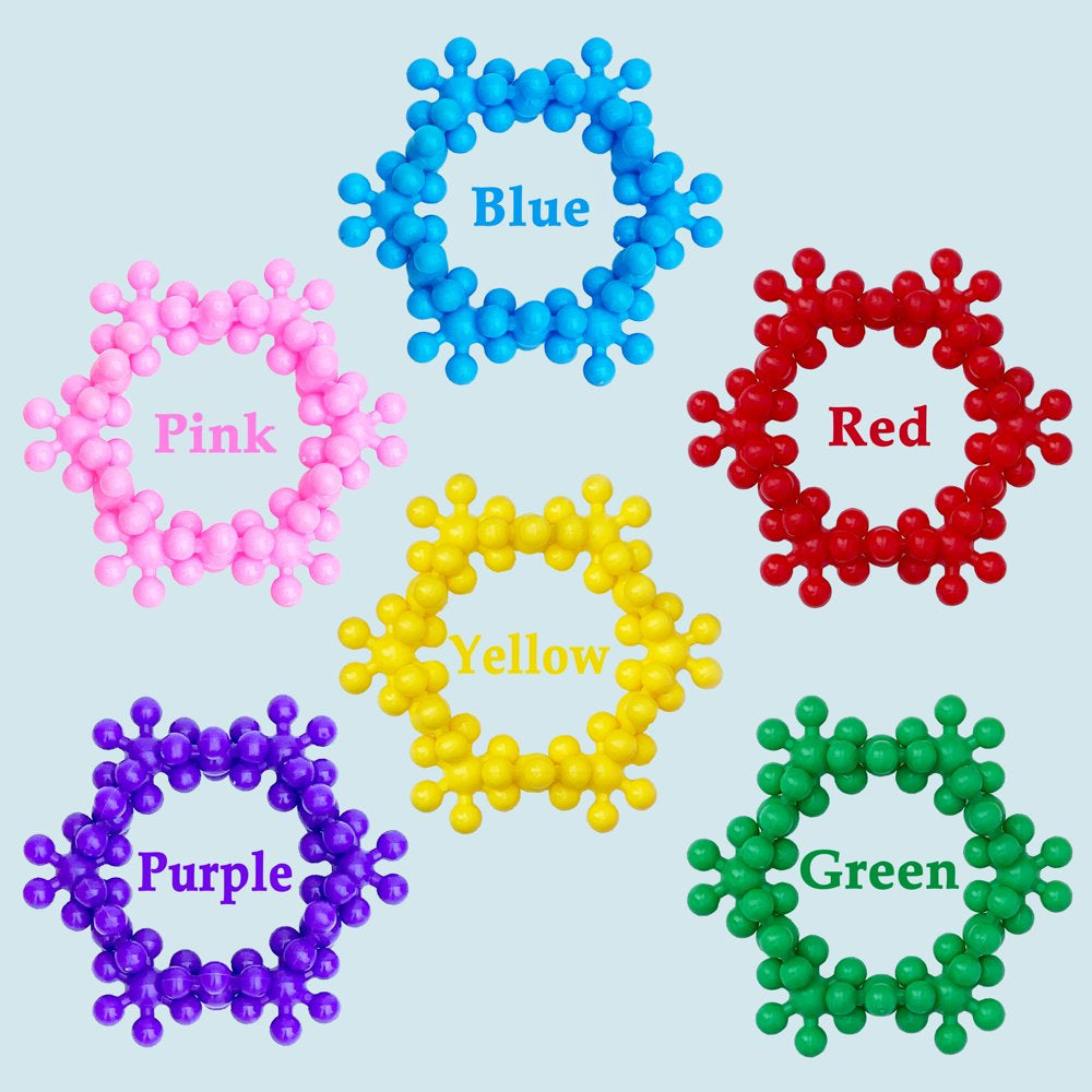 Skorter | 100 Pieces Building Discs Set - Multi-colored Connectable Block Bricks