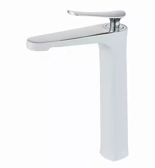 Skorter | 1 Handle Full Copper Bathroom Sink Faucet Nordic Modern Vanity Faucet with Drain