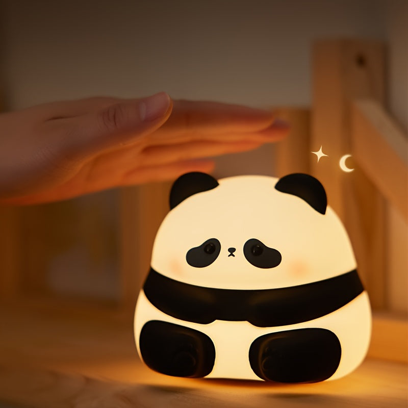 Skorter | PandaGlow - Cute Large Panda LED Night Light with Touch Control and Rechargeable Battery