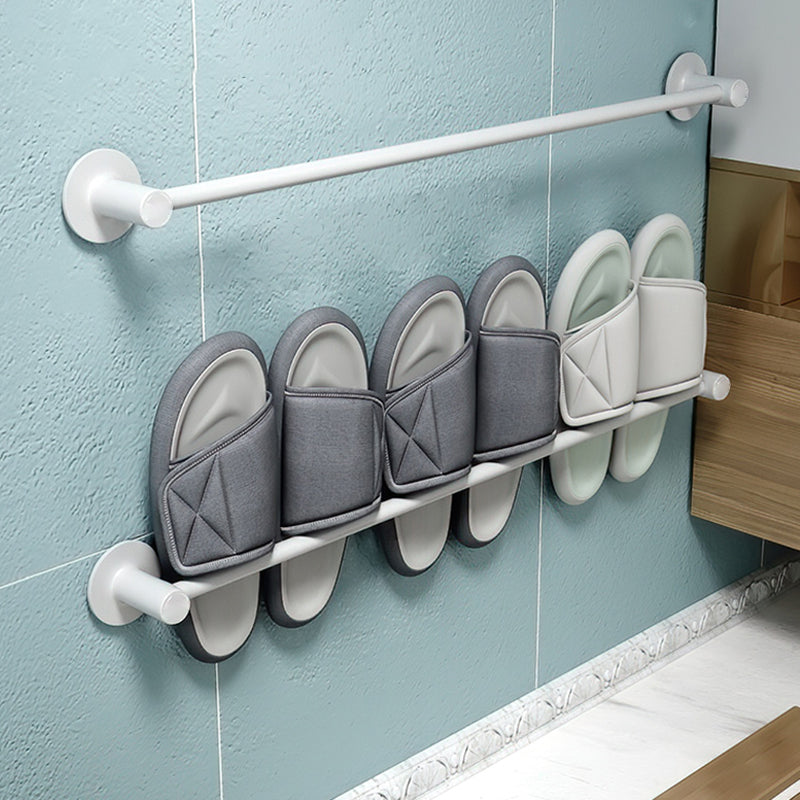 Skorter | 2-piece modern bathroom accessory set metal slipper rack/towel bar