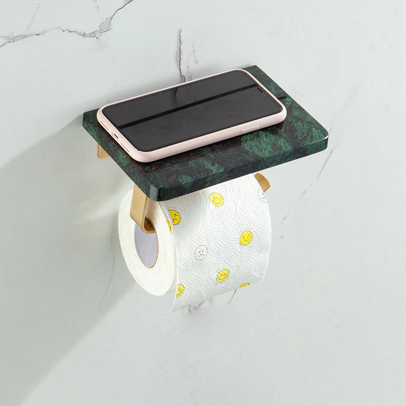 Skorter | Brass Bathroom Accessory Set Marble Bathroom Accessory Set for Home