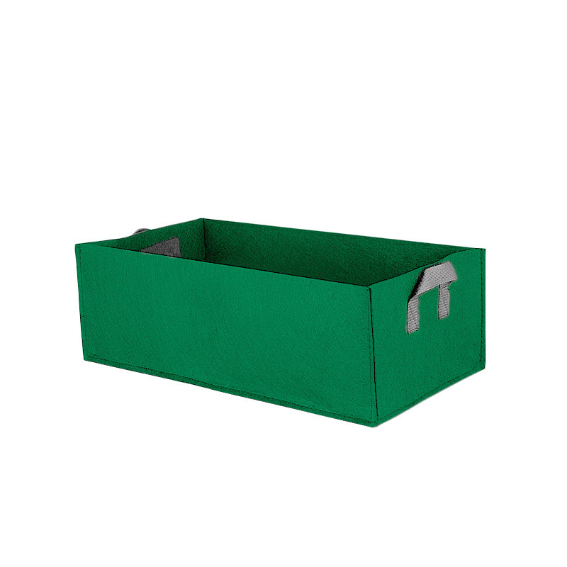 Skorter | Foldable storage box made of felt for plants with handles