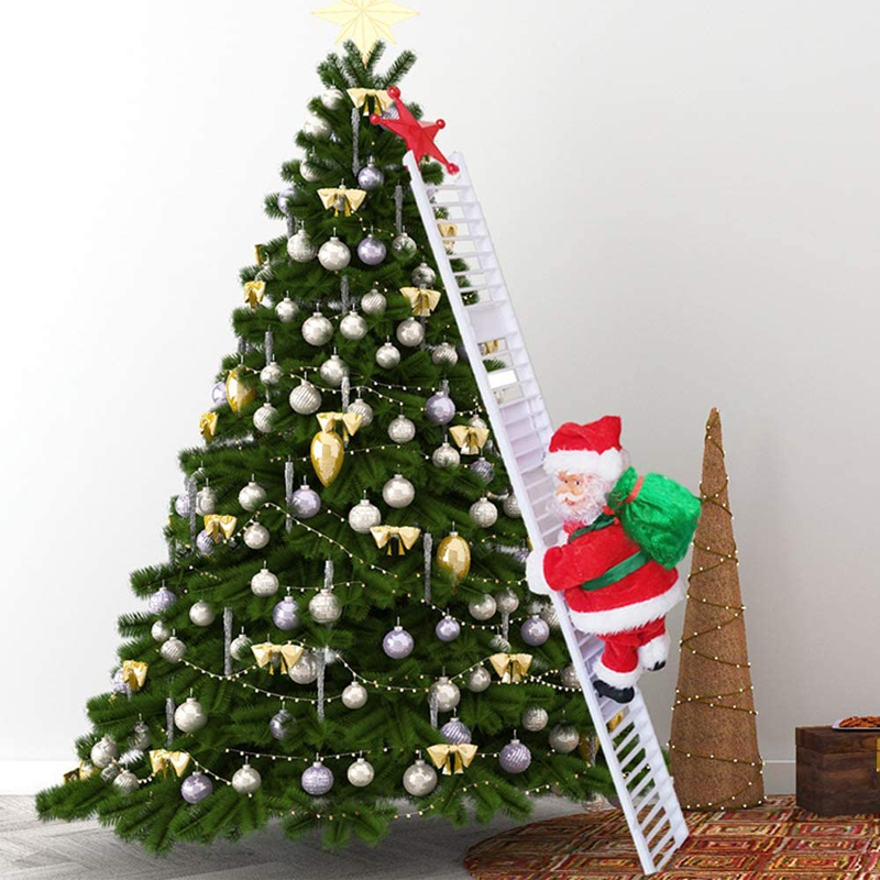 skorter | Electric Santa Claus Climbing Ladder With Music