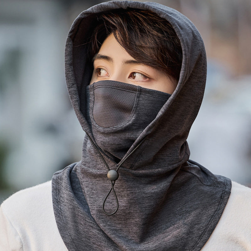 skorter | Hooded Face Mask With Neck Warmer For Cycling