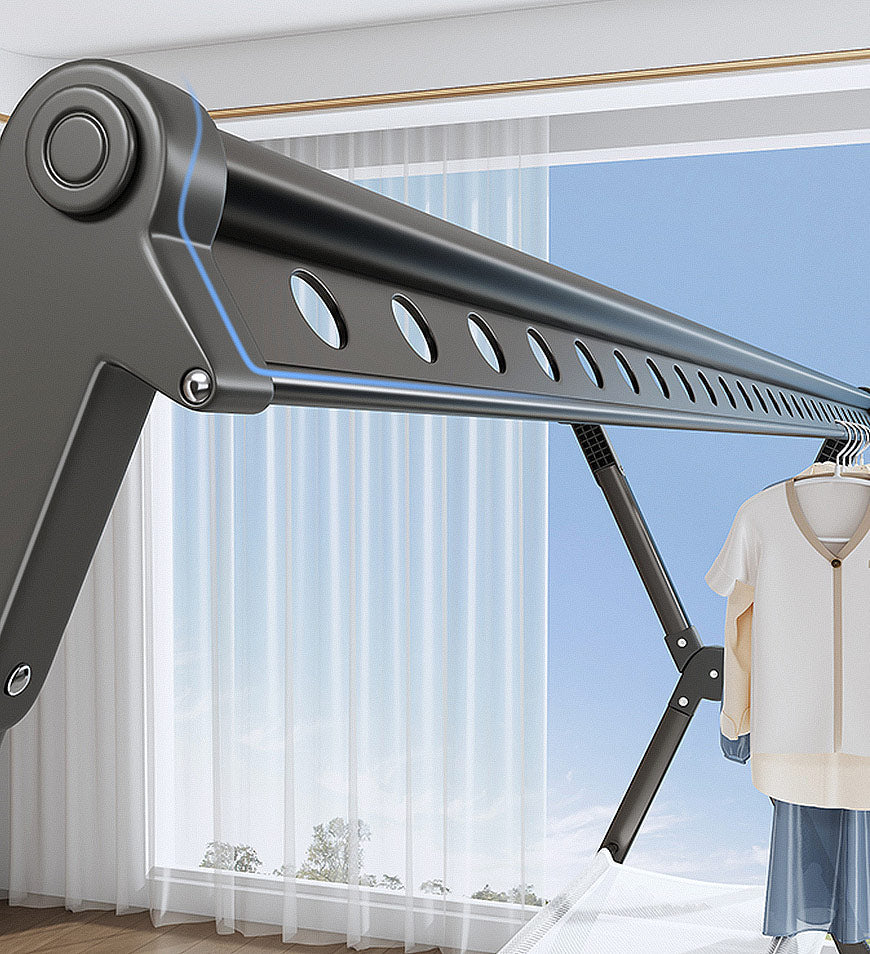 90 Inches Heavy Metal Folding Portable Clothes Drying Rack F212