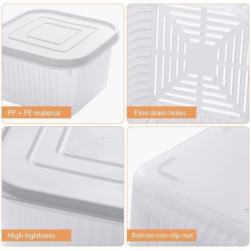 skorter | Transparent Double-Layer Sealed Storage Box