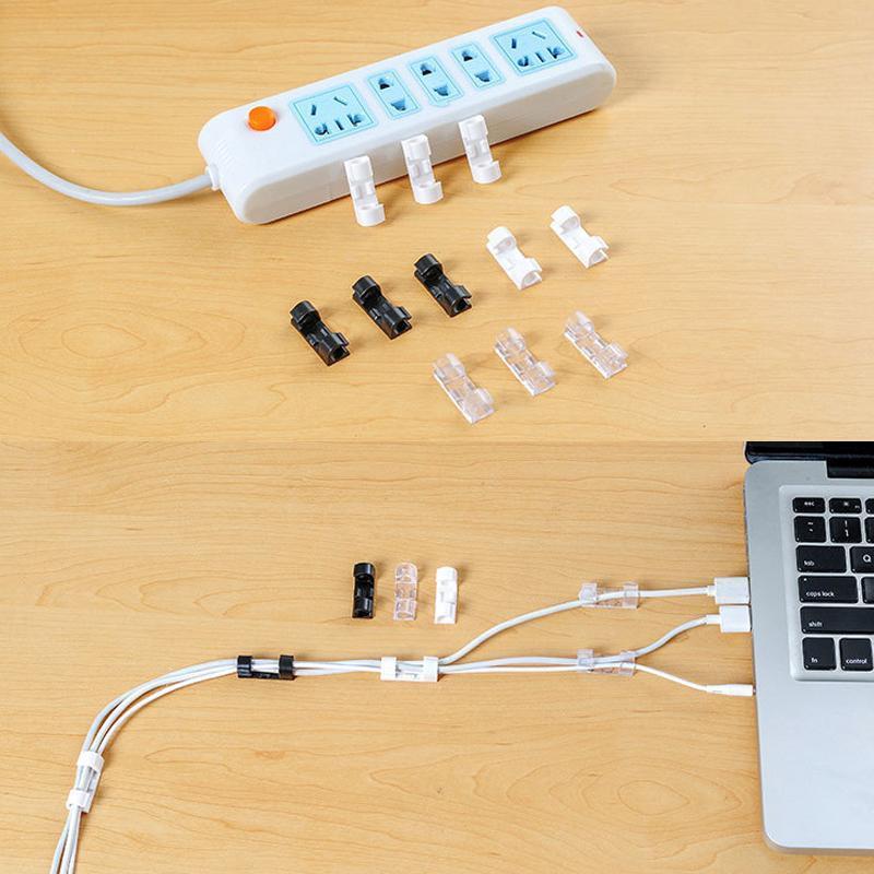 Skorter | Finisher Self-Adhesive Cable Clamps – 20 Pieces Cable Organizer Set