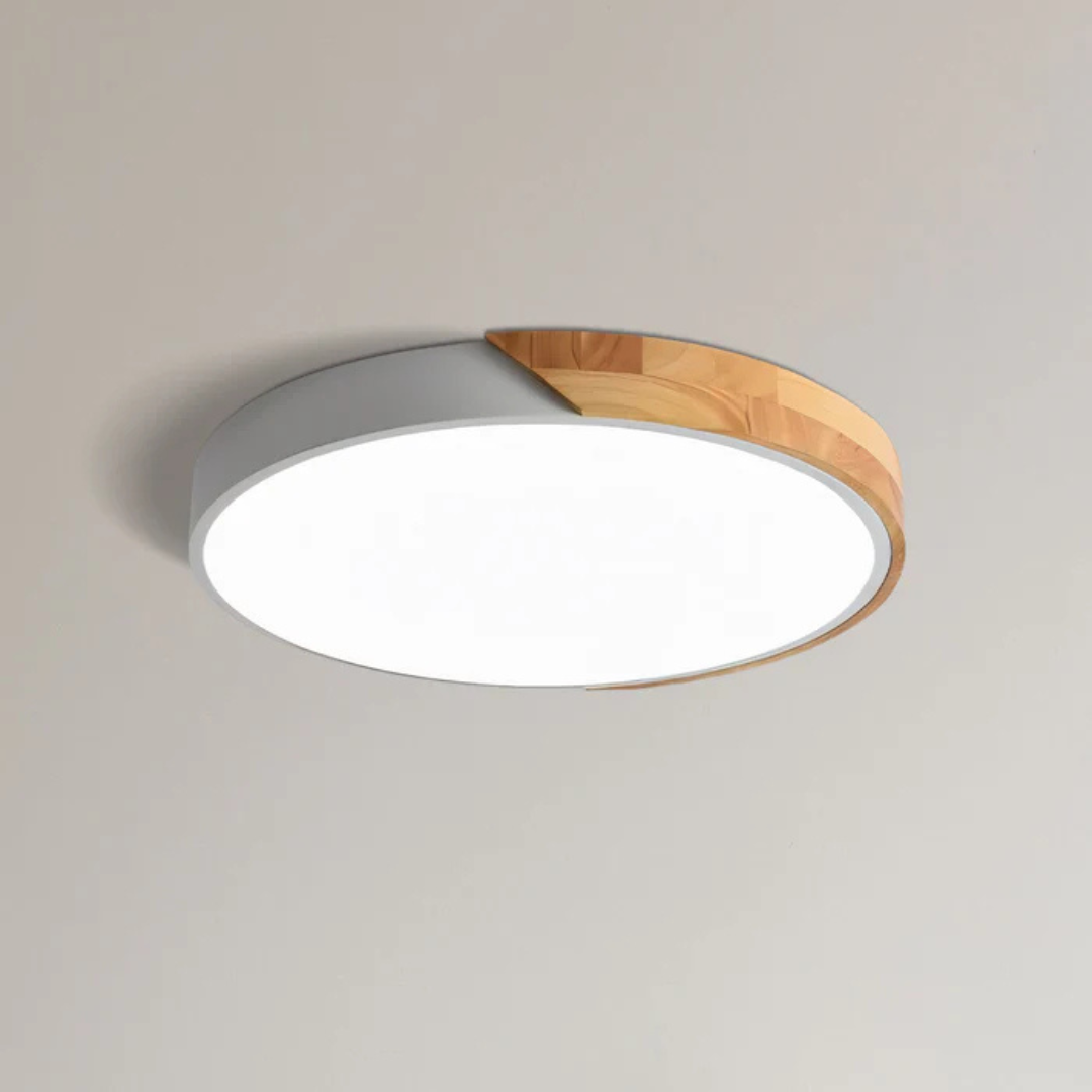 Skorter | Delos – Scandinavian Wooden LED Ceiling Light | Modern Energy-Efficient Interior Lighting