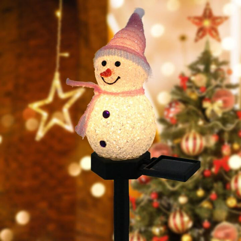 Skorter | Cute Waterproof Solar Energy Snowman Lamp