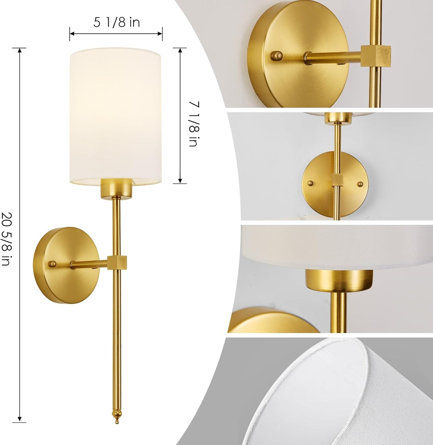 Skorter | Lumoease Wireless Wall Lamps (Set with 2 + 2 Bulbs Free)