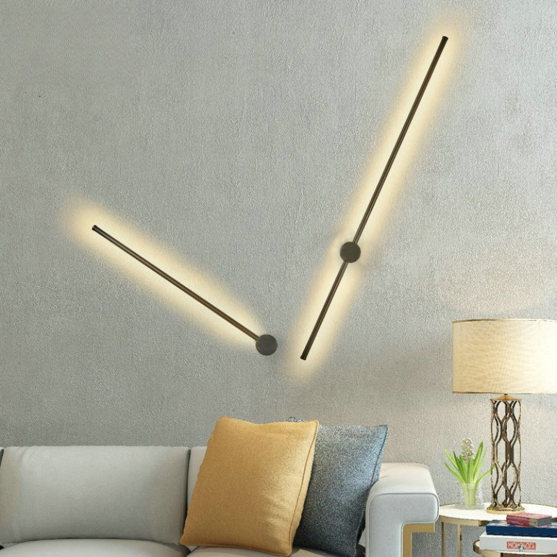 Skorter | NordicRod – Minimalist Wall Lamp with Plug for Chic Interiors